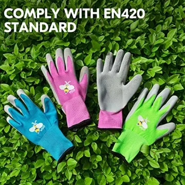 Vgo Kids Gardening Gloves for Ages 3-5 - Safe & Fun!