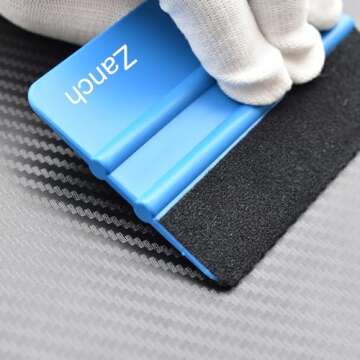 Zanch 2pcs Vinyl Wrap Squeegee for Easy DIY Projects