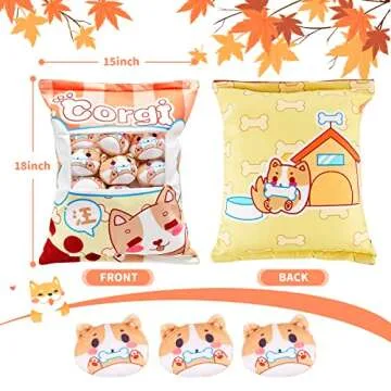 Civaner Cute Plush Pillow Kawaii Room Decor Throw Pillow Removable Stuffed Animal Toys Fluffy Cherry...