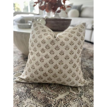 Canyon Theory Eco-Friendly Hand Block Print Pillow Cover