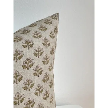 Canyon Theory Eco-Friendly Hand Block Print Pillow Cover