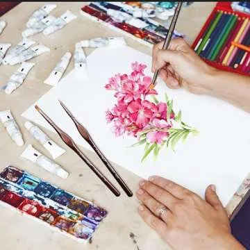 Small Paint Brush Miniature Brushes. Fine Tip Series 4pc 000 Paintbrushes Set for Art Watercolor Acrylics Oil - Model Craft Warhammer Airplane Kits Nail Paint by Numbers Micro Detail Hobby Painting