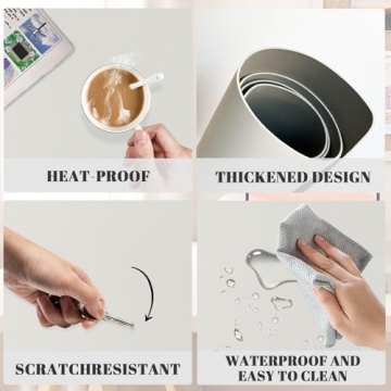 Large Dry Erase Desk Mat Non-Slip Waterproof Office Home Whiteboard