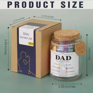 Bible Verses Jar for Dad Uplifting Father’s Gift
