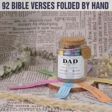Bible Verses Jar for Dad Uplifting Father’s Gift