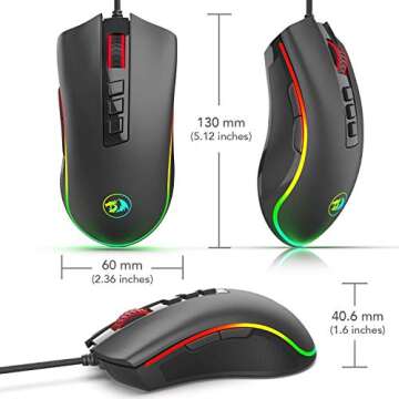 Experience Precision with Redragon M711 Cobra Gaming Mouse