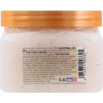 Tahitian Vanilla Bean Scrub Exfoliates Moisturizes Skin