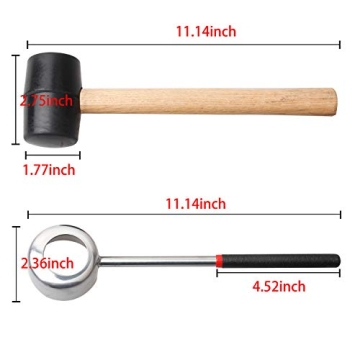 YiePhiot Coconut Opener Tools - Safe and Easy Coconut Opening