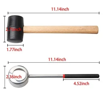 YiePhiot Coconut Opener Tools - Safe and Easy Coconut Opening