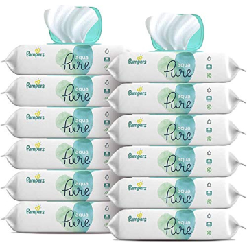 Pampers Aqua Pure Sensitive Baby Wipes, 672 Count