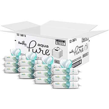 Pampers Aqua Pure Sensitive Baby Wipes, 672 Count