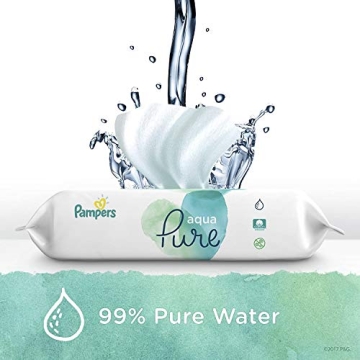 Pampers Aqua Pure Sensitive Baby Wipes, 672 Count