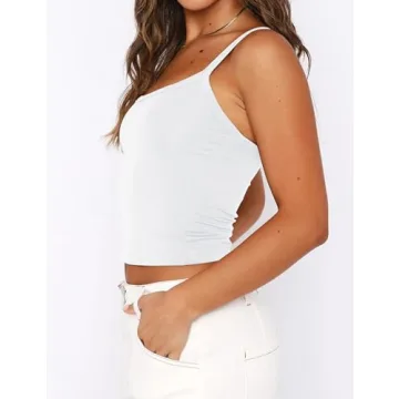 Stylish Women’s Cropped Tank Top for Summer Fashion