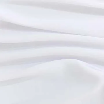 Hocuos Women's Dress Cute Deep V-Neck Short Sleeve Skater Dress Tie Waist Layer Ruffle Hem A Line Swing Casual Mini Dress-White-Medium