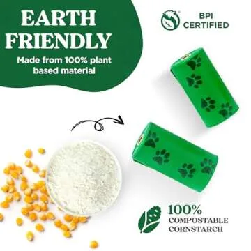 ChicPet Premium Dog Waste Bags, All-Natural, Fresh Lavender Scent, Great for Small and Large Dogs, Extra-thick and Durable, Easy-Open, Leak Proof, 10 Bags Per Roll, 18 Rolls