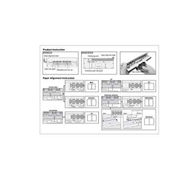 Bira Craft Adjustable 6 Hole Punch, Off White, 8 Sheet Capacity, Mini/Pocket A3/ A4 / A5 / A6 / Agenda/Personal/Deskfax, Performance Guaranteed