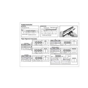 Bira Craft Adjustable 6 Hole Punch, Off White, 8 Sheet Capacity, Mini/Pocket A3/ A4 / A5 / A6 / Agenda/Personal/Deskfax, Performance Guaranteed