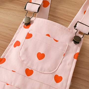 Cute Baby Girl Valentine's Outfit with Ruffled Sleeves