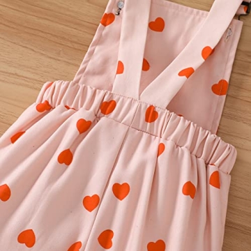 Cute Baby Girl Valentine's Outfit with Ruffled Sleeves