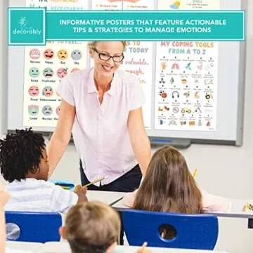 Decorably 22 Calming Posters for Kids' Mindfulness