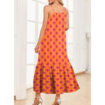 Dokotoo Plus Size Floral Maxi Dress for Summer 2025