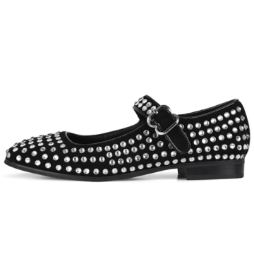 Stylish DOEYG Rhinestone Flats for Women - Comfortable & Chic