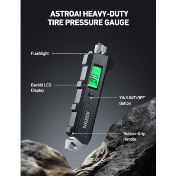 AstroAI Digital Tire Pressure Gauge for Cars and Bicycles