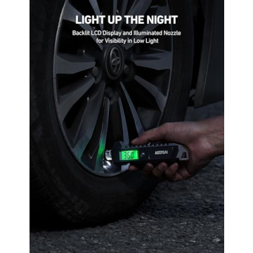 AstroAI Digital Tire Pressure Gauge for Cars and Bicycles