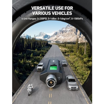 AstroAI Digital Tire Pressure Gauge for Cars and Bicycles