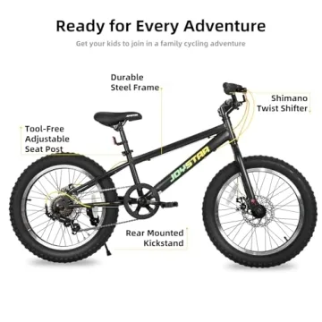 JOYSTAR 20 Inch Kids Mountain Bike for Ages 7-12