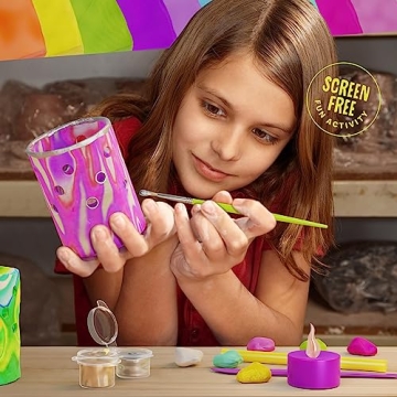 Light-up Clay Lanterns Making Kit for Kids & Tweens