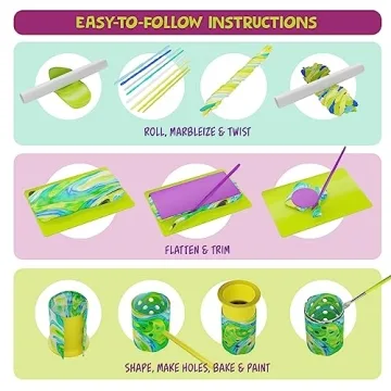 Light-up Clay Lanterns Making Kit for Kids & Tweens