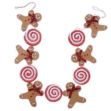 4' Gingerbread Garland from RAZ Imports for Holiday Cheer