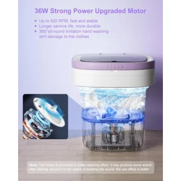 16L Portable Folding Washing Machine for Baby Clothes