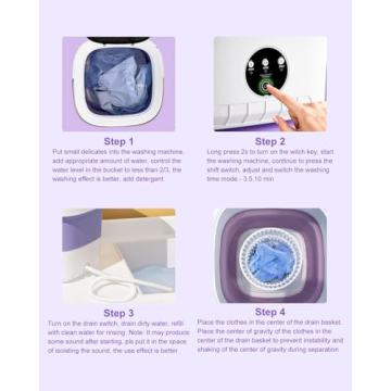 16L Portable Folding Washing Machine for Baby Clothes