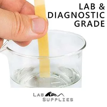 Litmus Test Paper pH Test Strips, Universal Application (pH 1-14), 200 Testing Strips | for Saliva, Soap, Urine, Food, Liquids, Water with Soil Testing, and Lab Monitoring