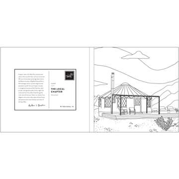 Coolest Homes Ever (Mini): An Adult Coloring Book of Tiny Homes, Airstreams, A-Frames, and Other Uni...