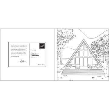 Coolest Homes Ever (Mini): An Adult Coloring Book of Tiny Homes, Airstreams, A-Frames, and Other Unique Houses (Stocking Stuffers)