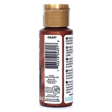 DecoArt Dazzling Metallics 2-Ounce Worn Penny Acrylic Paint