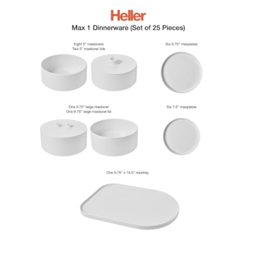Max 1 Dinnerware Set | Stylish 25-Piece Set