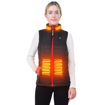 Stylish ANTARCTICA GEAR Women's Heated Vest with 16000mAh Battery - Winter Essential