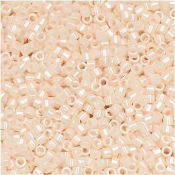 Miyuki 11/0 Opaque White Seed Beads for Crafting