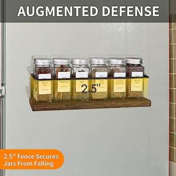 KitHero Magnetic Spice Rack for Refrigerator and Storage