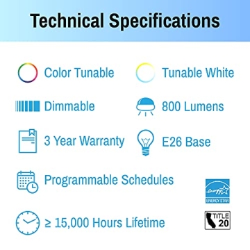 CLEANLIFE Smart Light Bulb for Vibrant Home Lighting