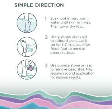 Lee Beauty Professional Callus Remover for Feet - Original, Powerful Formulation - Extra Strength Gel, Home Pedicure Foot Spa Results - Cracked & Dead Dry Skin Supplies - 8 Oz