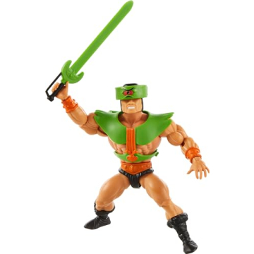 Mattel Masters of the Universe Origins Tri-Klops Action Figure—5.5-inch Collectible Toy with Mini-...
