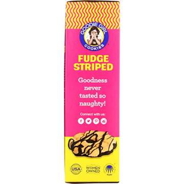 Delicious GOODIE GIRL Fudge Striped Cookies for Everyone