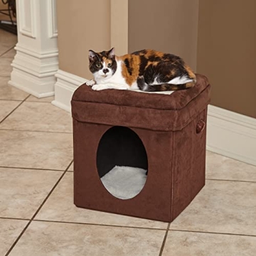 Curious Cat Cube: Stylish, Cozy Hideout for Pets