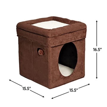Curious Cat Cube: Stylish, Cozy Hideout for Pets