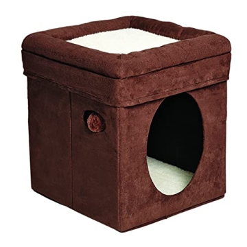 Curious Cat Cube: Stylish, Cozy Hideout for Pets